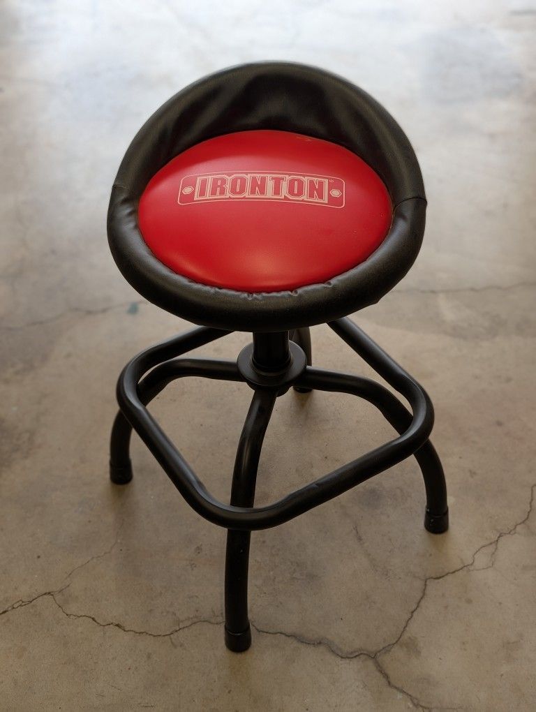 Ironton Pneumatic Shop Stool 