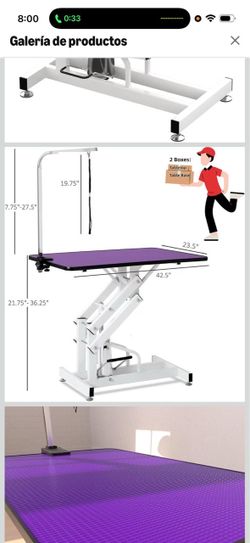 Mesa para grooming