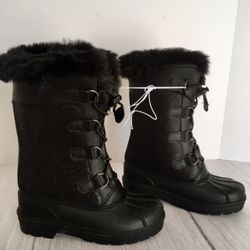 Girls Snow Boots, Size 1