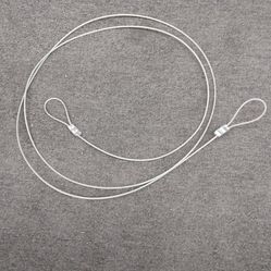 11' Security steel cable, commonly used for locking items such as bicycles, luggage, or securing equipment.