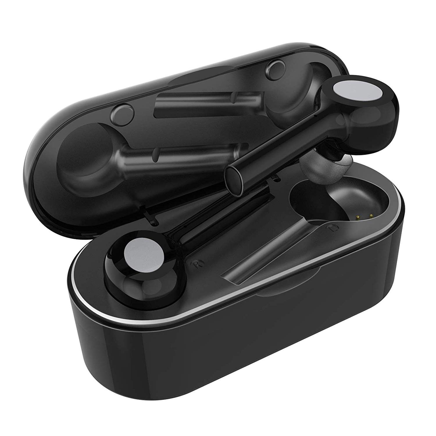 True Wireless Earbuds Bluetooth 5.0 Stereo Bluetooth Headphones TWS in-Ear Headset with Charging