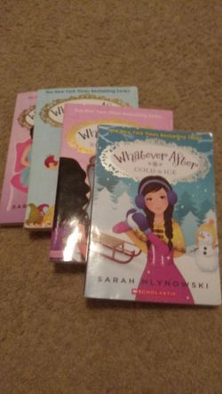 4 Whatever After books ( books #s 1, 2, 7, 6 )