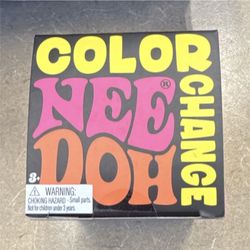 Nee Doh Color Change Multicolor Tactile Squeeze Toy