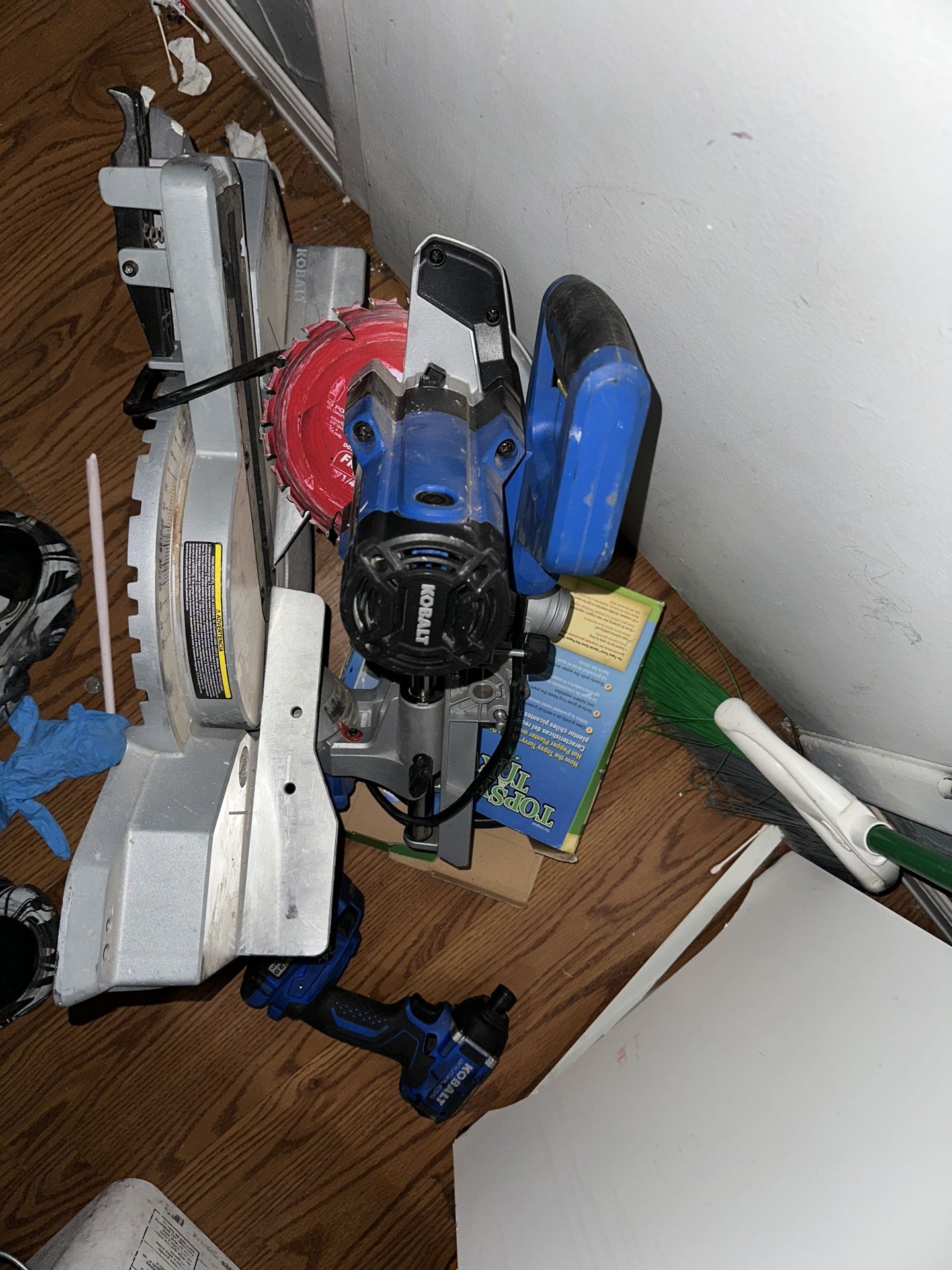 Kobalt miter Saw Electric And Kobalt 24v Drill