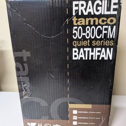 Tamco 50-80CFM  Quiet Series Bath Fan Light TERBFVQ58L3

New
