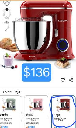 CEBORY 3-IN-1 Electric Stand Mixer,
