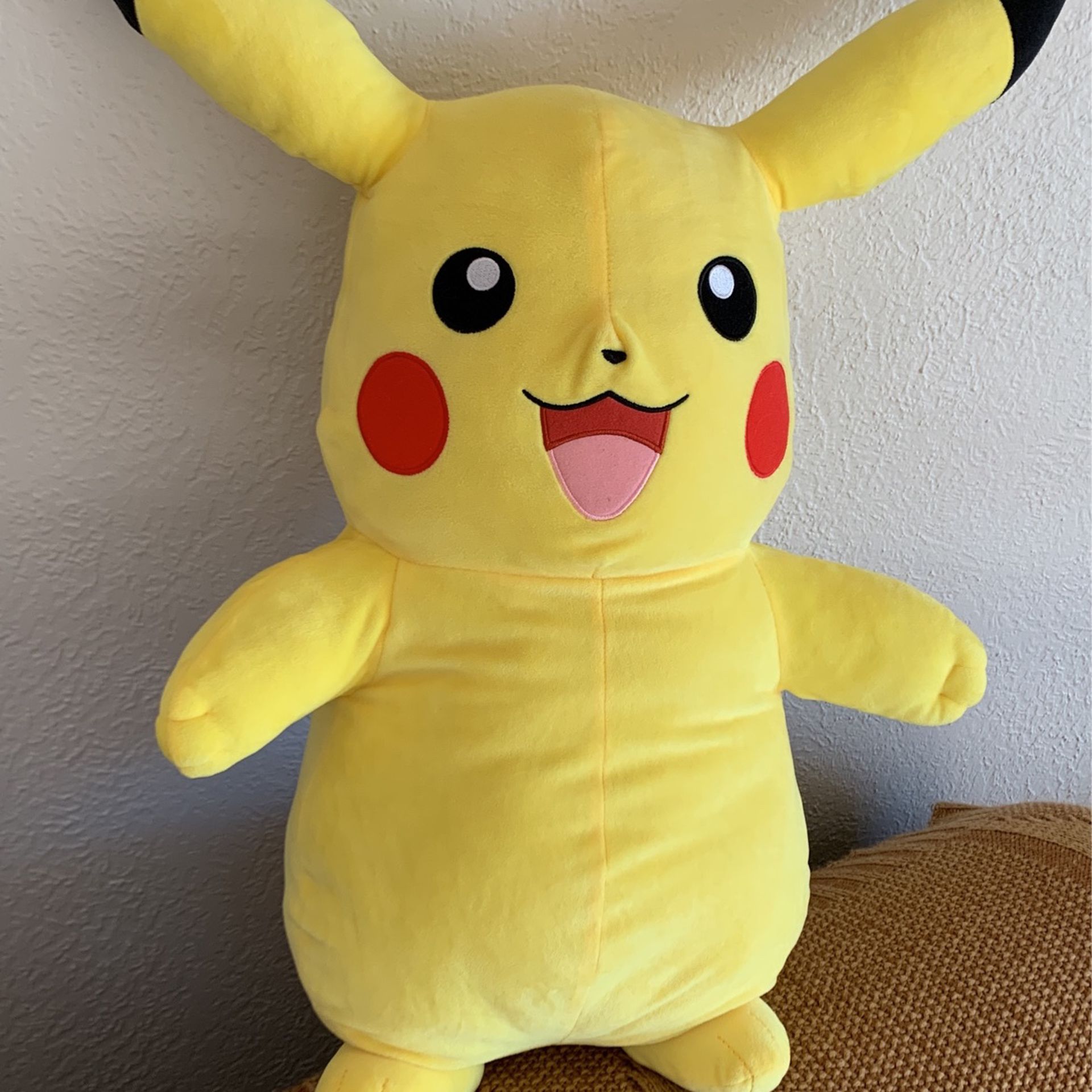 Large 24 Inch Pikachu Plush (Pokémon)