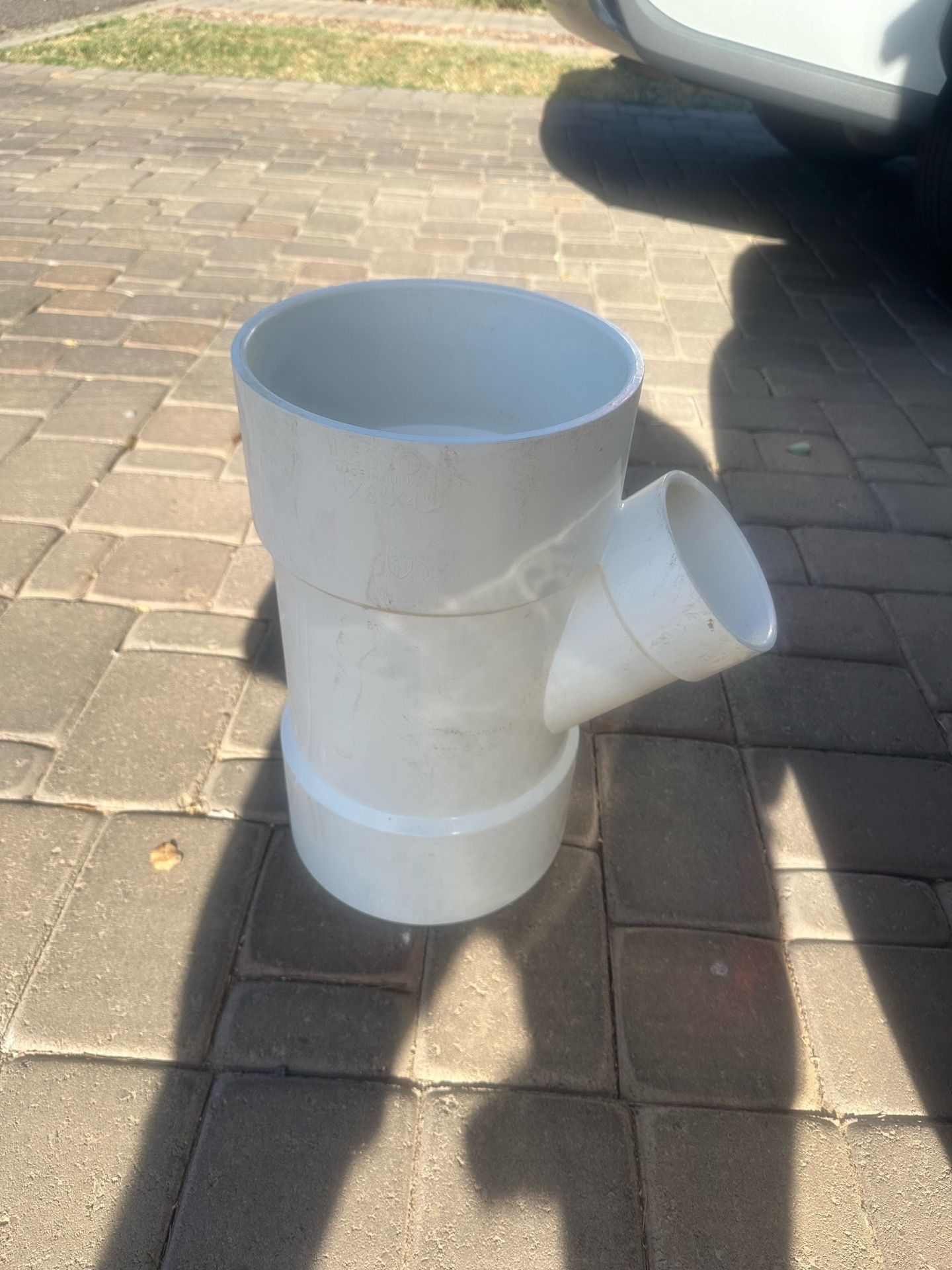 8” x 8” x 4” PVC WYE