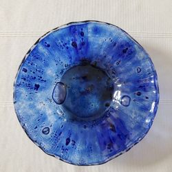 Melted Glass Bubble Bowl