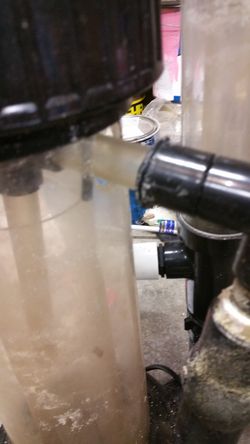 Aquarium saltwater protein skimmer