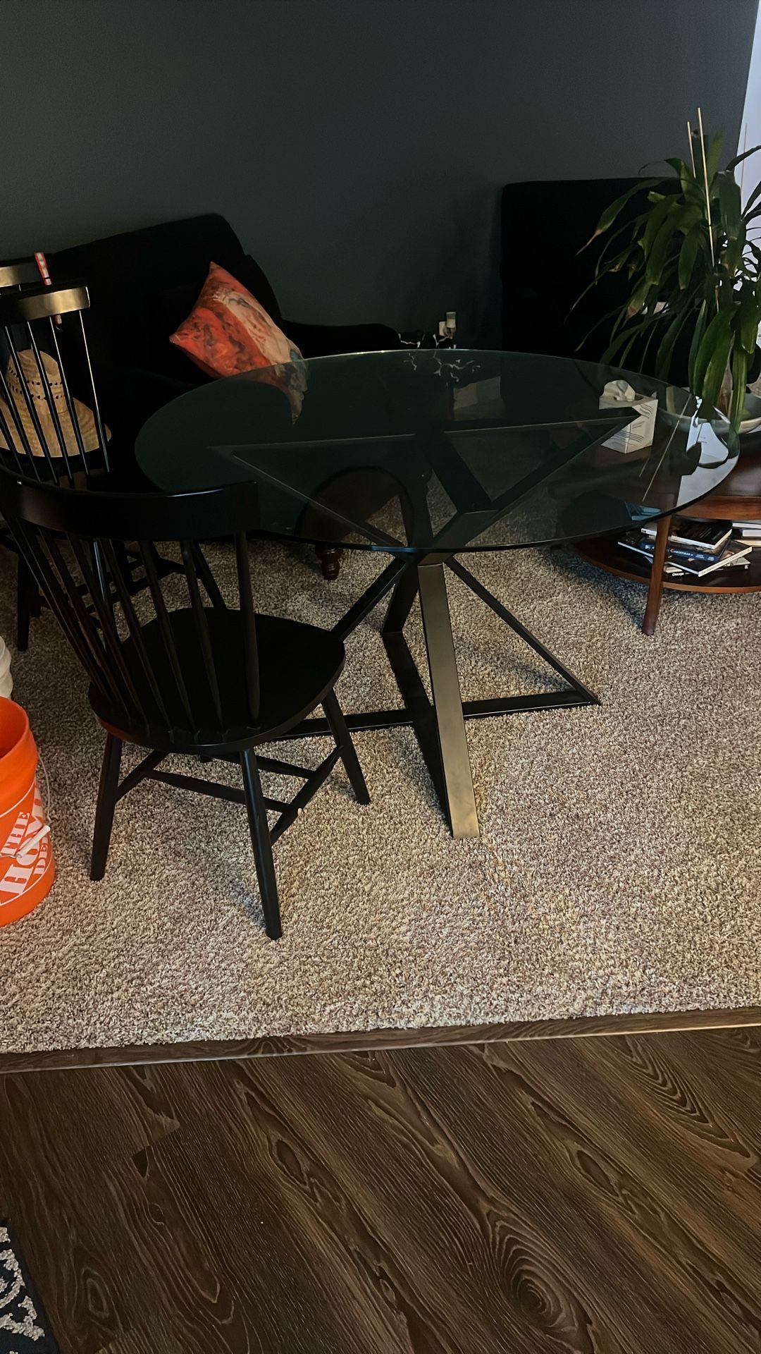 Round Glass Table
