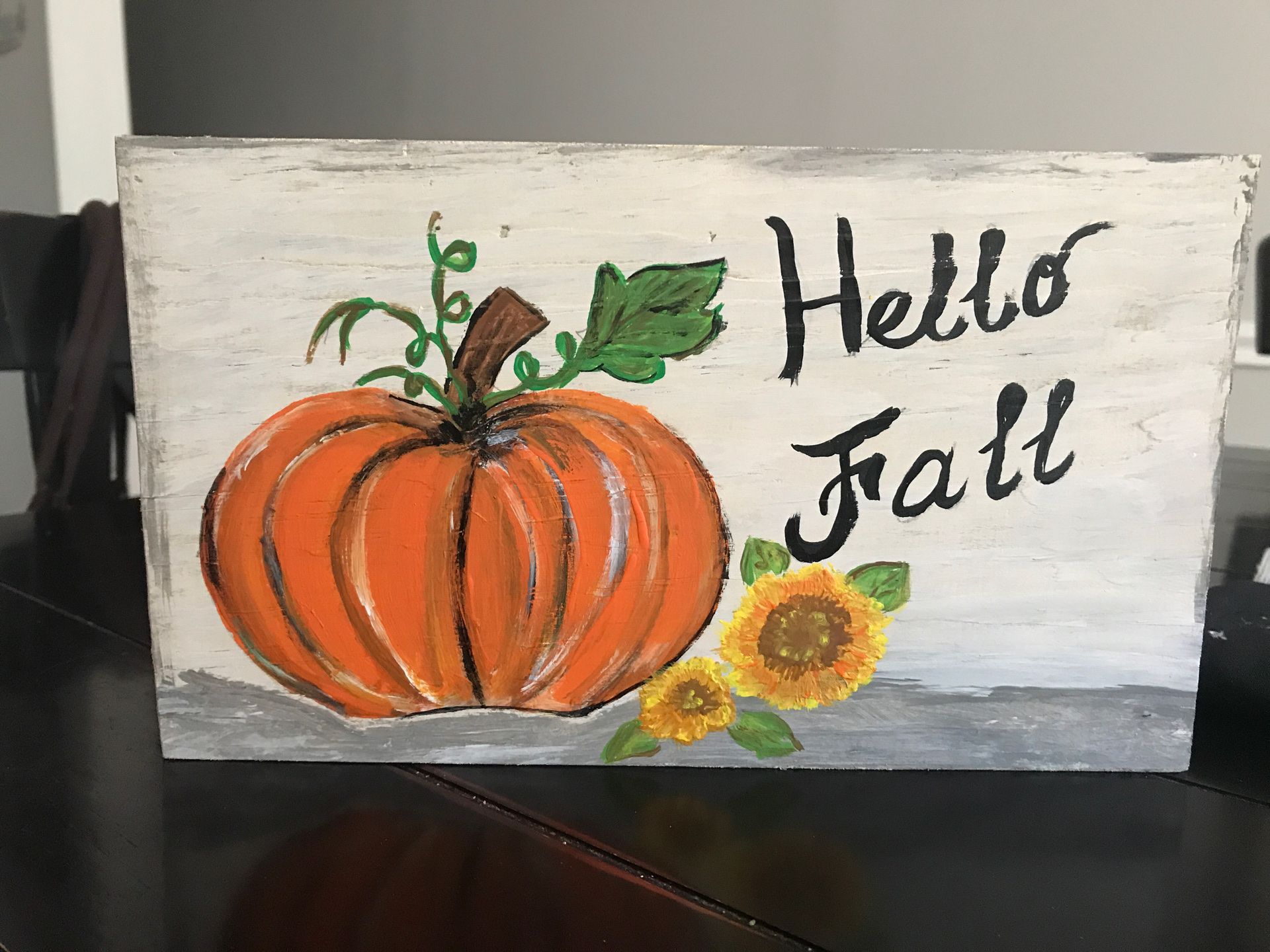 Fall sign (Handmade)