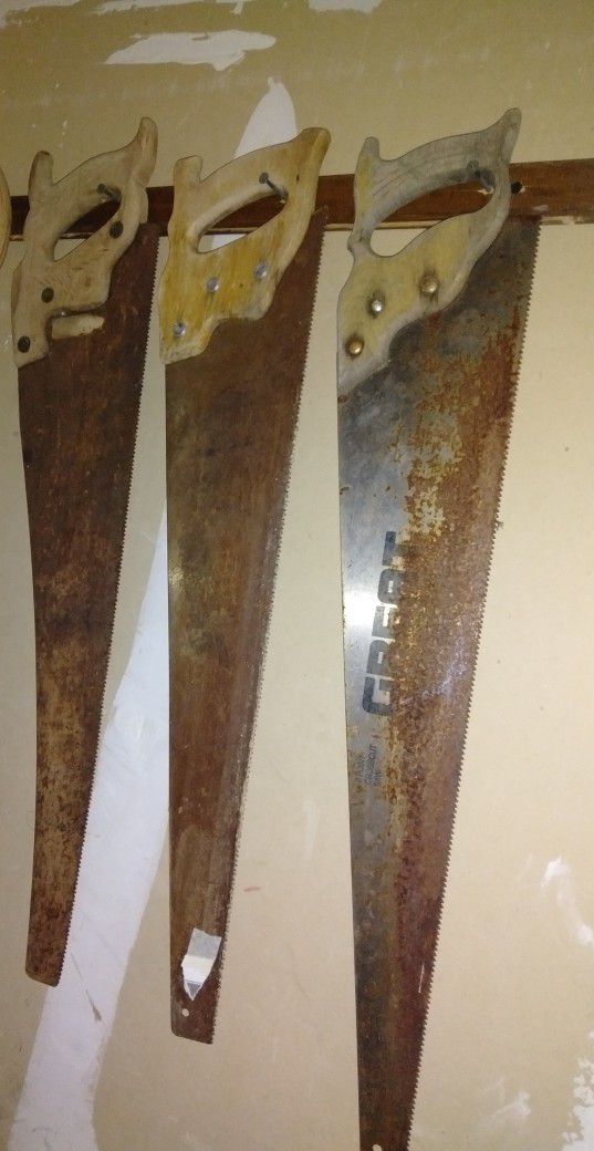 3 Wooden Saws