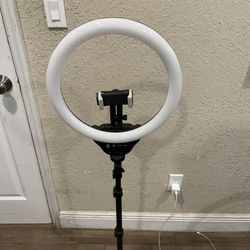 12” Ring Light And Cord For Sale! 