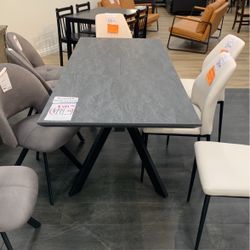 Gray Dining Table