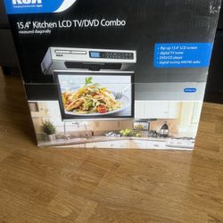 RCV 15.4" Kitchen LCD Screen TV DVD Combo 