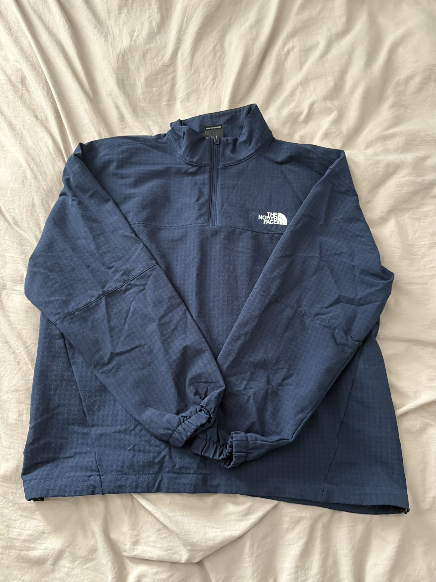 Mens The North Face Tekware Grid 1/4 Zip Pullover Jacket