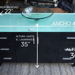 ✨ Modern Bathroom Vanity with Elegant Glass Sink – Buy It Today!