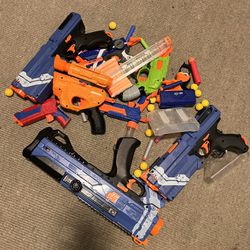Lot Of Nerf Guns, Some Nice Rival Ones. About $100 Total New, Asking $25