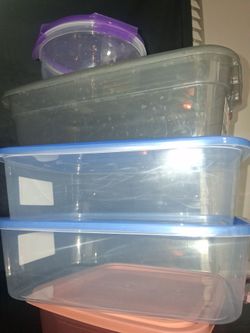 Clear Plastic Storage Containers & Totes – Stackable Bins