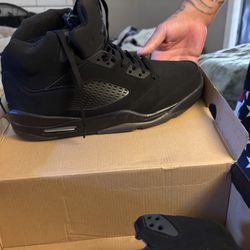 Black /black Suede Jordan’s 