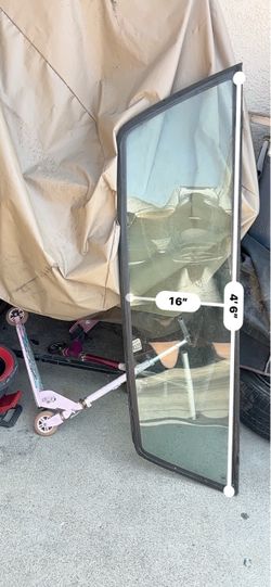 Used glass for truck shell