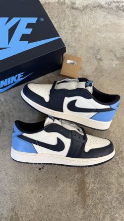 Nike Air Jordan 1 Retro Low OG GS Obsidian Size 6Y Women's 7.5 CZ0858-400 Sneakers