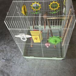 Bird Cage with attachments 