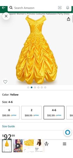 Belle beauty and the beast costume