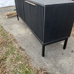 Lylia 4 Door Media Stand - MED9623 - Black/Black - Safavieh