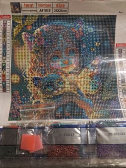 Diamond Painting Kit AR1018 25x25cm