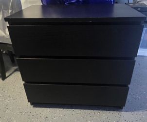 Espresso 3 drawer dresser