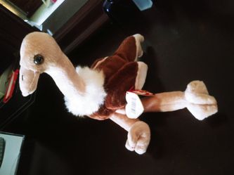 Ostrich Beenie Baby "Stretch"