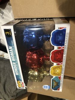 Wonder Woman Funko pop set