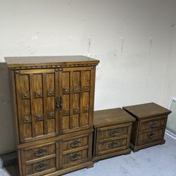 Dresser And 2 Nightstands 