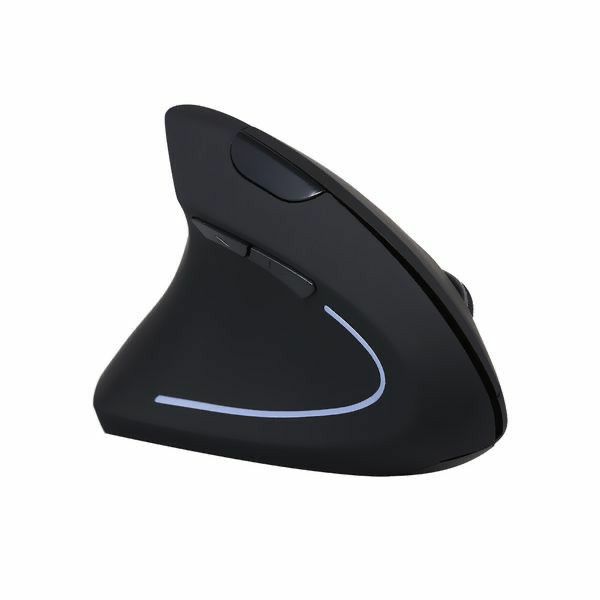 Wireless Vertical Ergonomic Mouse (Adjustable DPI, 2.4GHz)