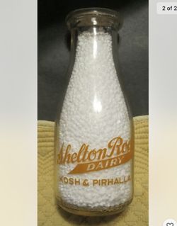 Milk Bottle, Collectible Nichols CT 1930’s