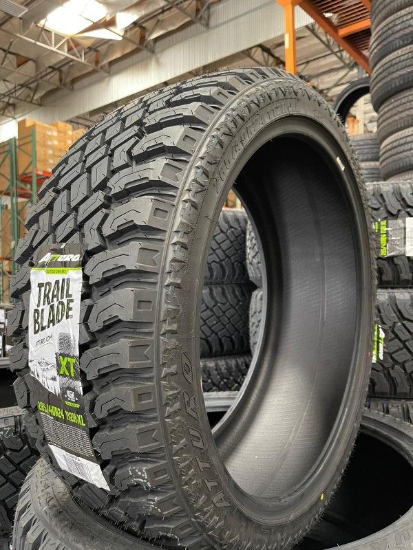 New Tires 285/40R24 Atturo Trail Blade XT 112H XL Singles