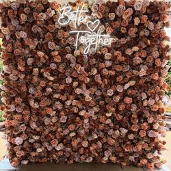 Brown Flower Wall