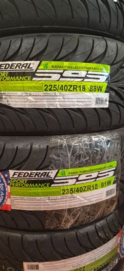 Staggered tires