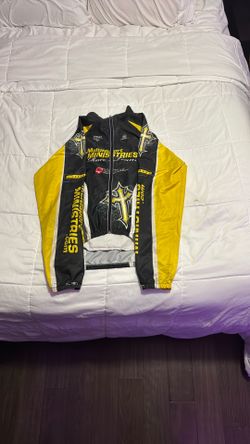 Chrome Hearts style racing jacket