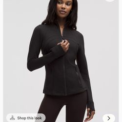 Black Lulu Define Jacket Size 2 