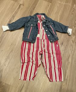 Outfit Set Overall + Jacket Toddler Girl 
