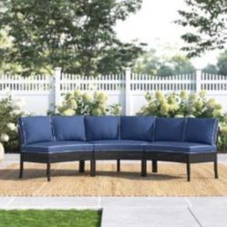 Brand New In The Box Patio Sofa Set Half Moon Patio Furniture Curved Patio Furniture Set πππππ