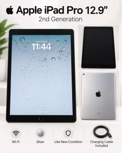 Apple iPad Pro 12.9” – 2nd Gen – Wi-Fi – Silver