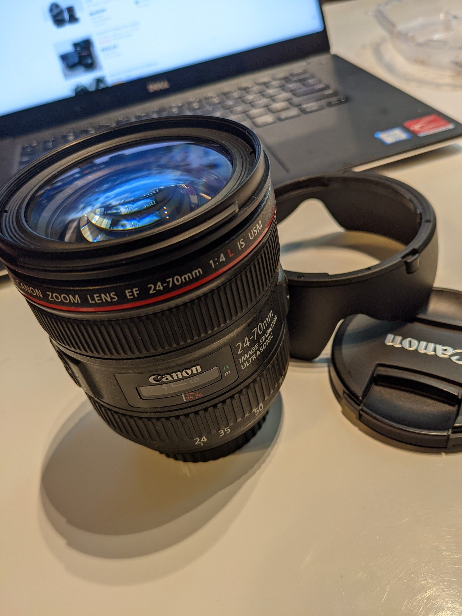 Canon 24-70 f4 L series mint condition