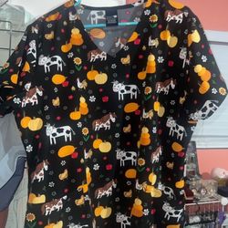 2 Holiday Scrubs Nurse