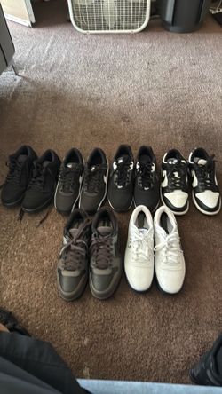 Mixed brand sneakers