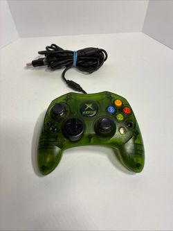 Original Xbox Controller S – Transparent Green OEM