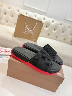 Christian Louboutin Men’s Slides With Box 2026 New